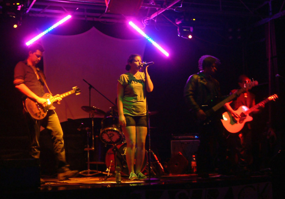 Steffi & Flashback auf der Bühne